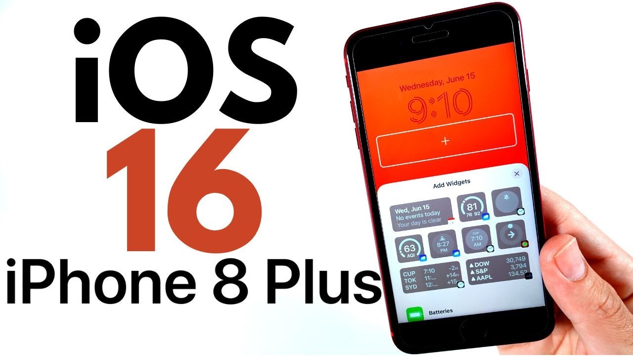 '+آيفون 8 بلس بنظام iOS 16 - كيف يعمل؟